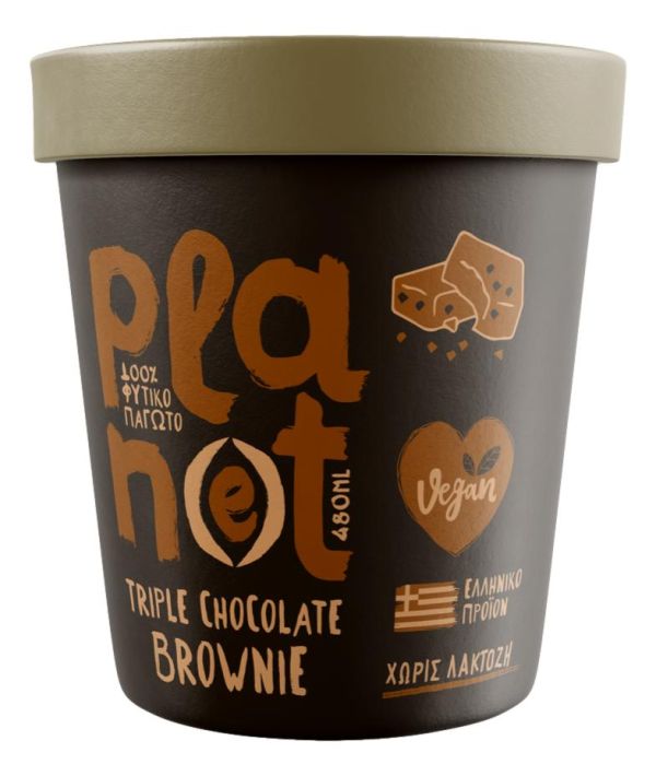 Triple Chocolate Brownie Ice Cream