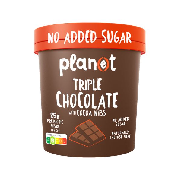 Παγωτό Triple Chocolate With Cacao Nibw (No Sugar)