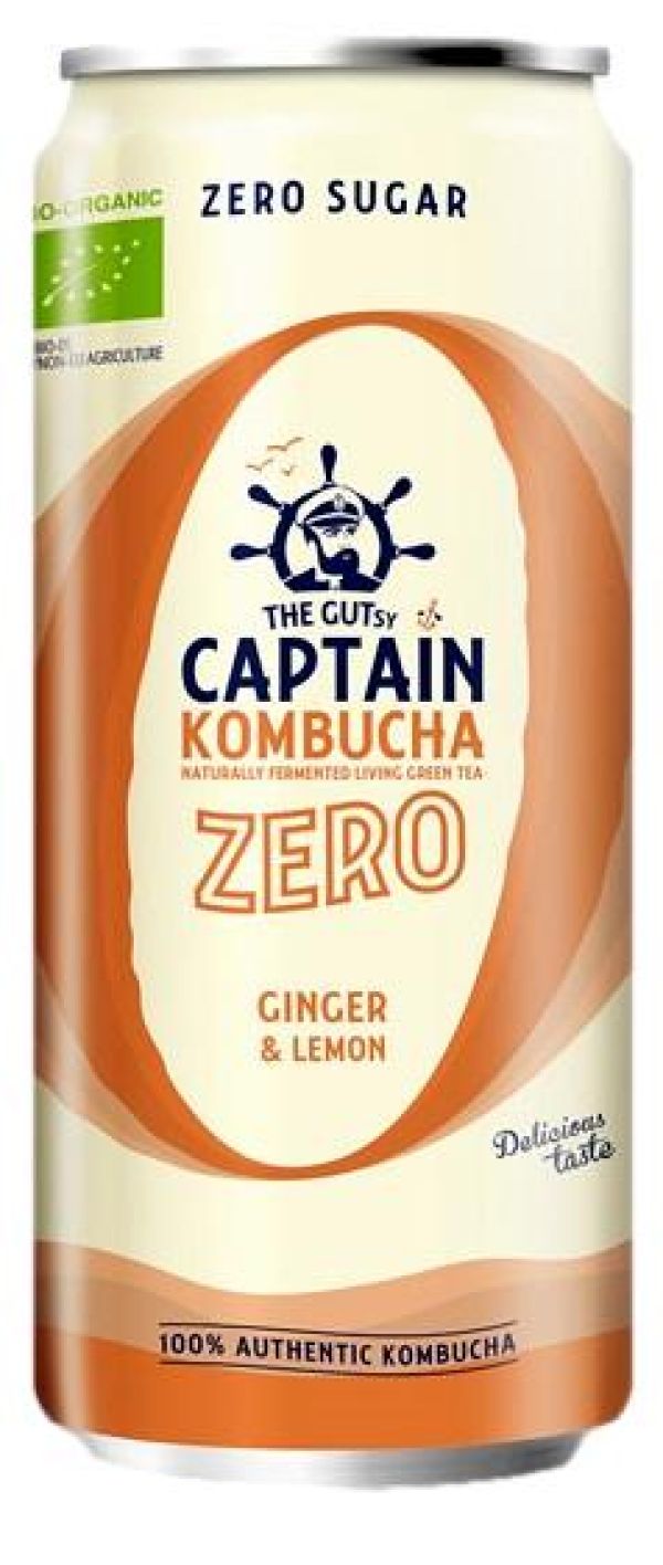Zero Kombucha Ginger & Lemon