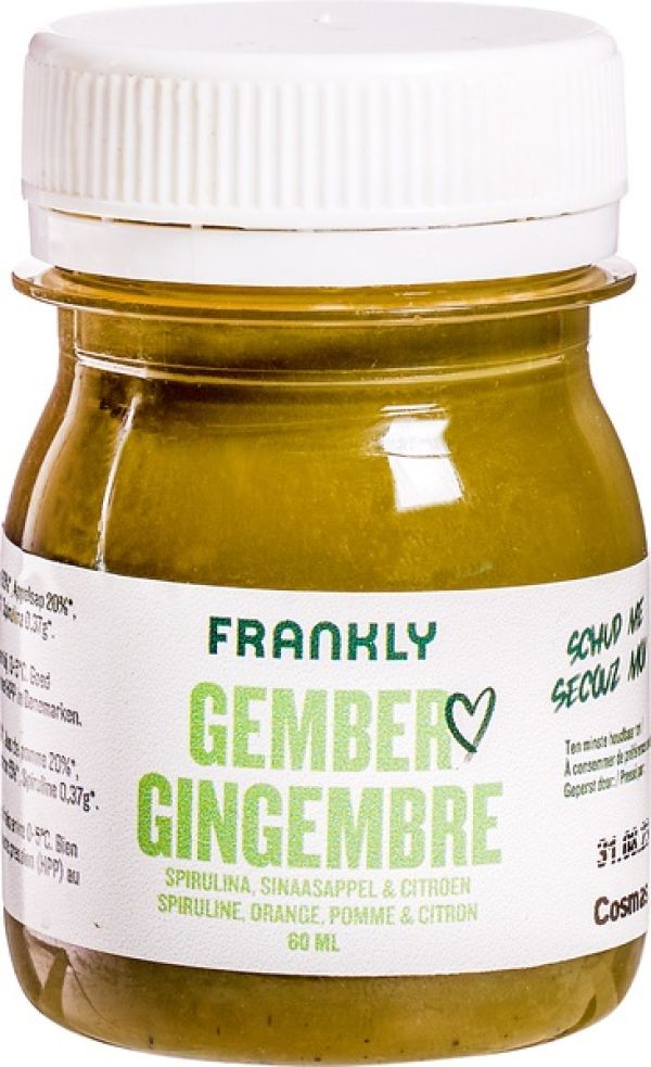 Ginger Spirulina Shot coldpressed fresh