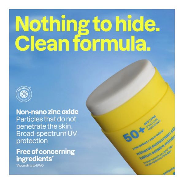 Fragrance-Free SPF 50 Sunscreen Stick