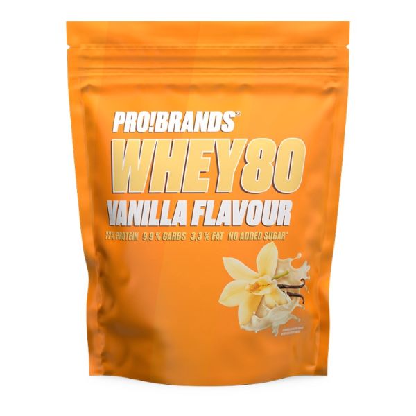 Πρωτείνη Whey 80 με γεύση βανίλια