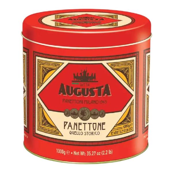 Panettone Κλασικό - Κόκκινο Μεταλλικό Κουτί