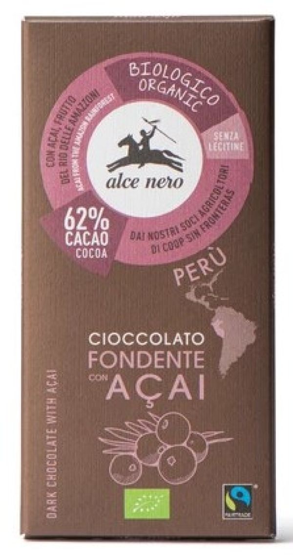 Μαύρη Σοκολάτα με Acai BIO