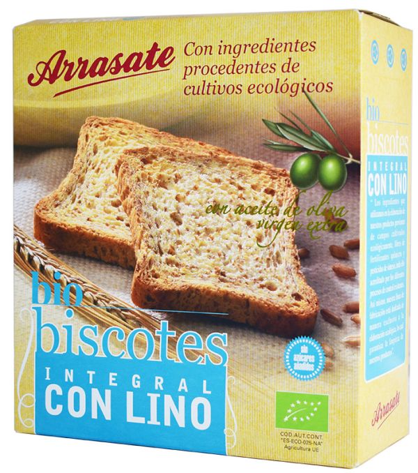 Wholemeal toast with flaxseed