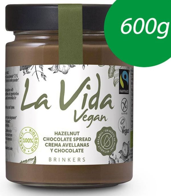 Vegan Επάλειμμα με Σοκολάτα & φουντούκι 15% - Χωρίς Γλουτένη