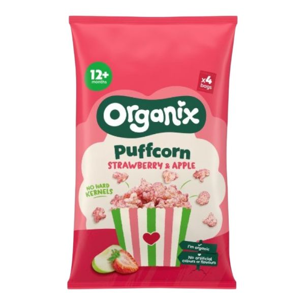 Puffcorn Srrawberry & Aple Χ/ΓΛ.