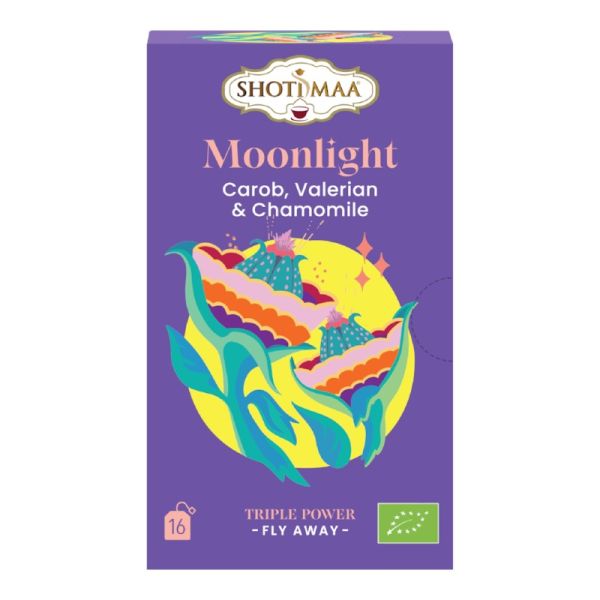 Moonlight Tea with Carob, Valerian, Chamomile