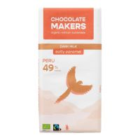 Σοκολάτα Peru 49% με Καραμέλα και Θαλασσινό Αλάτι