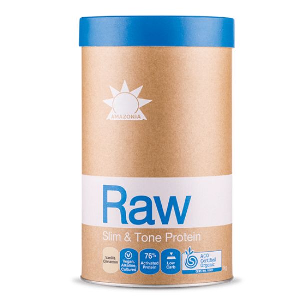 Ωμή Πρωτεΐνη Slim Tone Βανίλια και Κανέλα