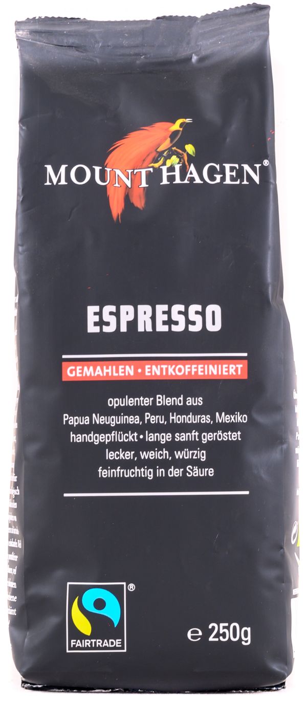 Espresso Καφές Ντεκαφεινέ FairTrade ΒΙΟ