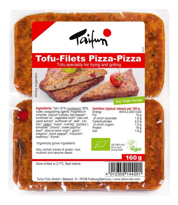 Φιλετίνια Tofu για Pizza BIO