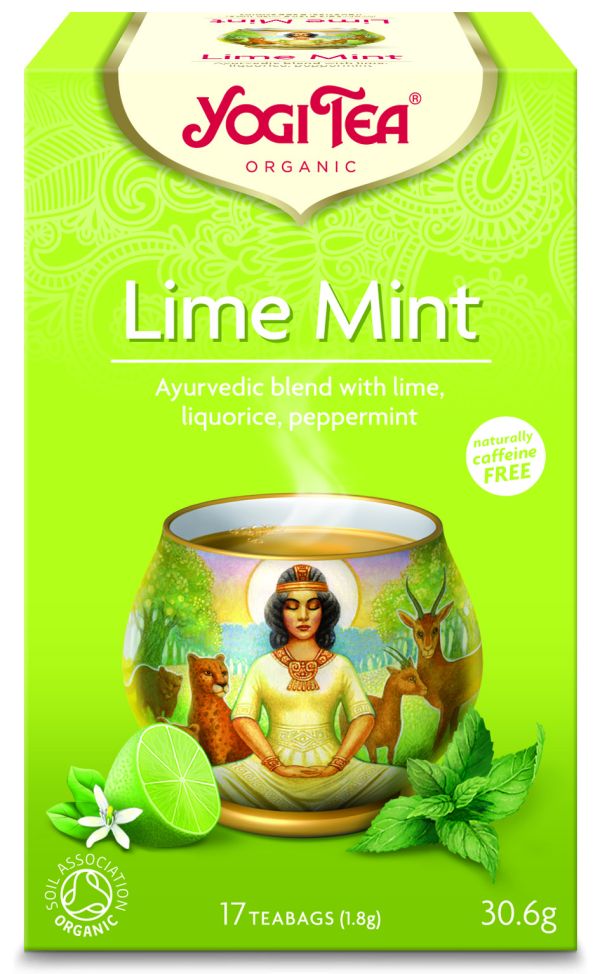 Yogi Τea Lime Mint - Ρόφημα για Καθαρό Μυαλό ΒΙΟ