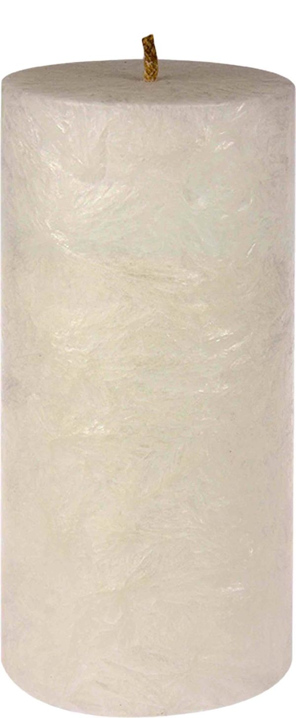 Κερί Λευκό απο 100% Φυτική Στεατίνη (6,4cm x 13,5cm)