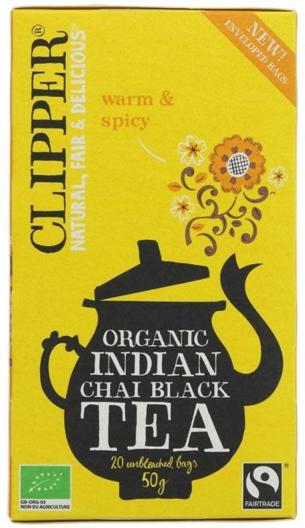 Τσάι Ιndian (Μαύρο Τσάι & Μυρωδικά) (20 φάκ.) (Fair Trade)