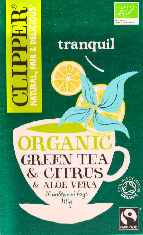 Πράσινο Τσάι με Αλόη (20 φάκ.) (Fair Trade)