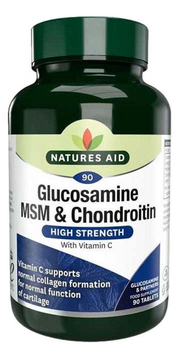 Glucosamine 500mg, MSM 500mg & Chondroitin 100mg