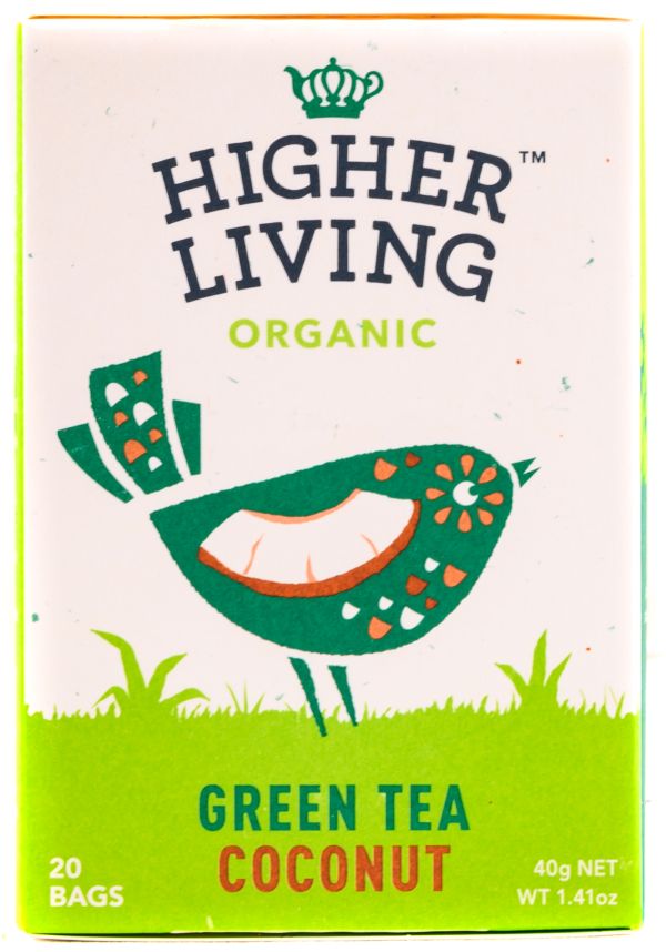 Higher Living Τσάι πράσινο με καρύδα