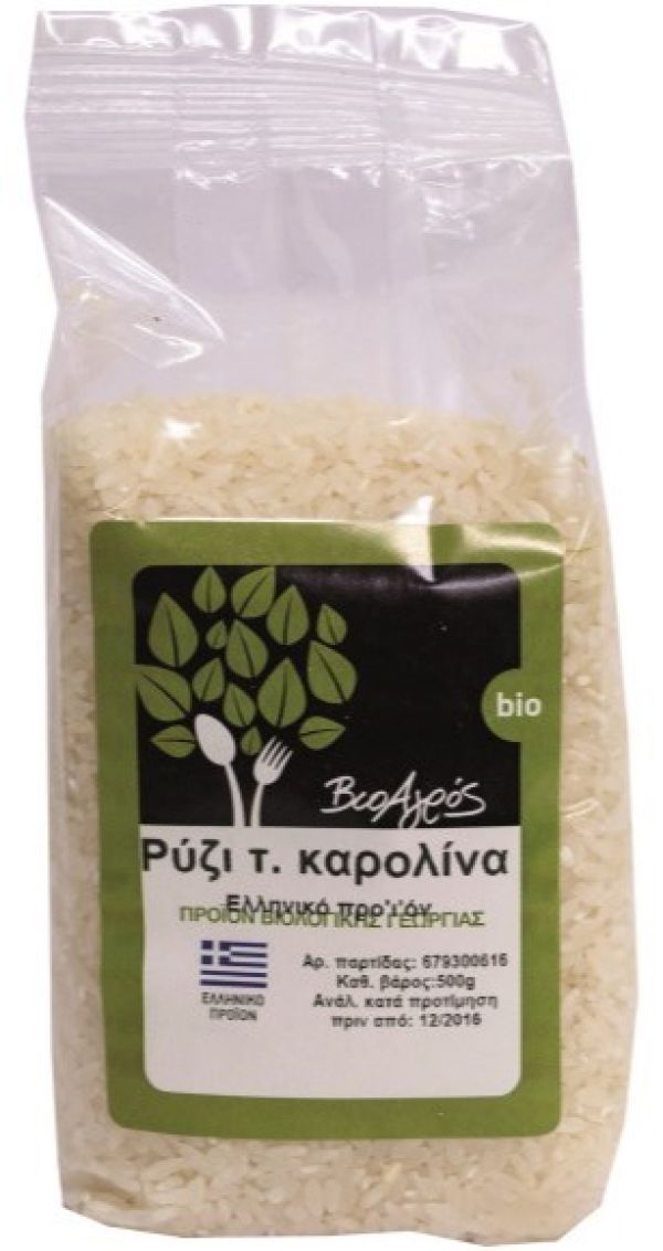 Βιολογικό Ρύζι Ελληνικό Καρολίνα