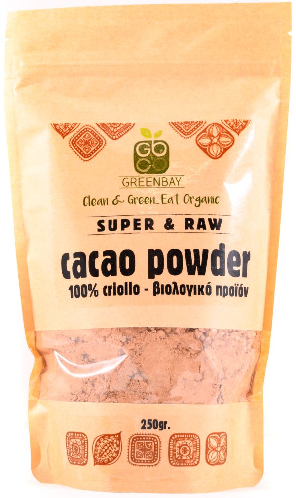 Cacao Powder (Criollo), σκόνη -RAW -BIO