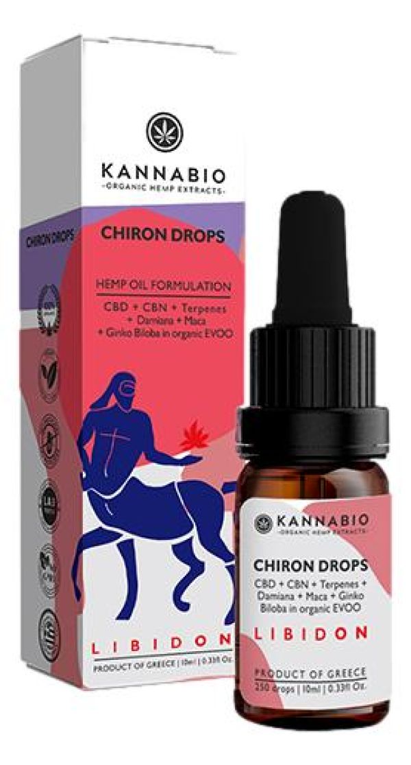 Chiron Drops LibidOn CBD+CBN+Terpenes+Adaptogens