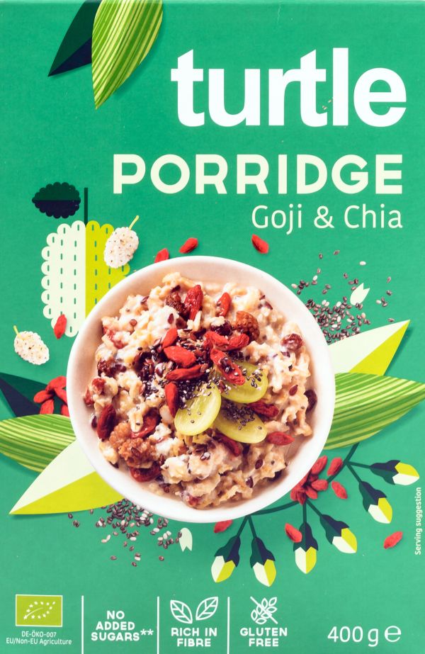 Porridge Βρώμης με Γκότζι και Chia