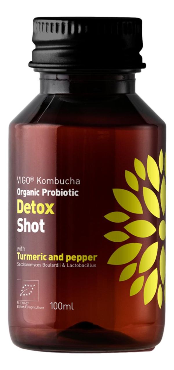 Vigo Kombucha Organic Probiotic Detox Shot