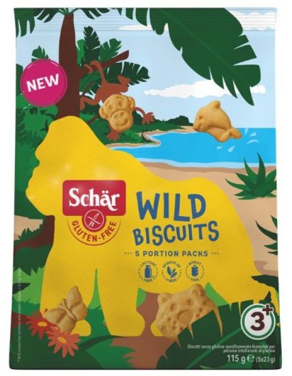Παιδικά Μπισκότα Wild Biscuits - Χωρίς Γλουτένη