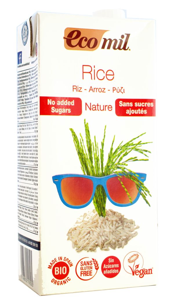 Ρόφημα Ρυζιού Φυσικό Χωρίς Ζάχαρη Χωρίς Γλουτένη